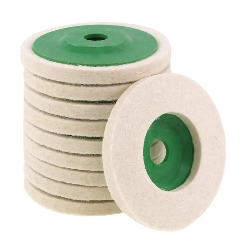 10 Pcs 4 Inch Wool Polishing Wheel Buffing Pads Angle Grinder Wheel Felt Polishing Pad Disc Angle Grinder Accessories For Car
10 Pcs 4 Inch Wool Polishing Wheel Buffing Pads Angle Grinder Wheel Felt Polishing Pad Disc Angle Grinder Accessories For Car