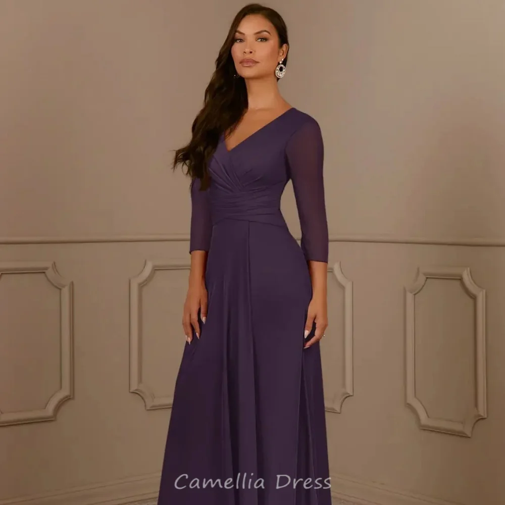 Vintage Customized Simple Mother of the Bride DressV Neck for Women Dress Wedding Party Gown A Line vestido invitada boda
Vintage Customized Simple Mother of the Bride DressV Neck for Women Dress Wedding Party Gown A Line vestido invitada boda