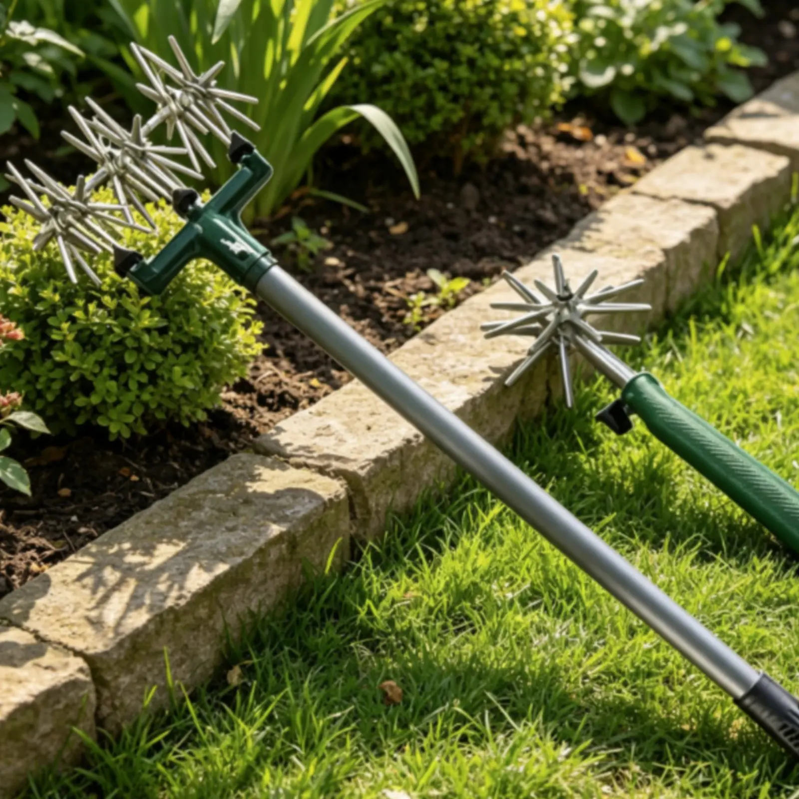 Manual Rotary Tiller Rust-Resistant Long Handle Soil Loosener Toothed Wheel Cultivator Gardening Tool for Homeowners
Manual Rotary Tiller Rust-Resistant Long Handle Soil Loosener Toothed Wheel Cultivator Gardening Tool for Homeowners