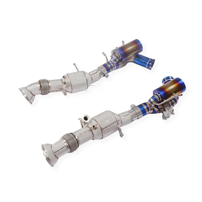 OEM Titanium Valvetronic Exhaust Catback System Muffler for Ferrari 296 GTB GTS 3.0T V6 Insulated Downpipe Exhaust Pipes Upgrade
OEM Titanium Valvetronic Exhaust Catback System Muffler for Ferrari 296 GTB GTS 3.0T V6 Insulated Downpipe Exhaust Pipes Upgrade