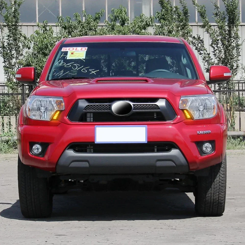 Car LED DRL Daylights For Toyota Tacoma 2012 - 2015 Yellow Turn Signal Indicator Daytime Running Light Fog Lamp Headlight 
Car LED DRL Daylights For Toyota Tacoma 2012 - 2015 Yellow Turn Signal Indicator Daytime Running Light Fog Lamp Headlight