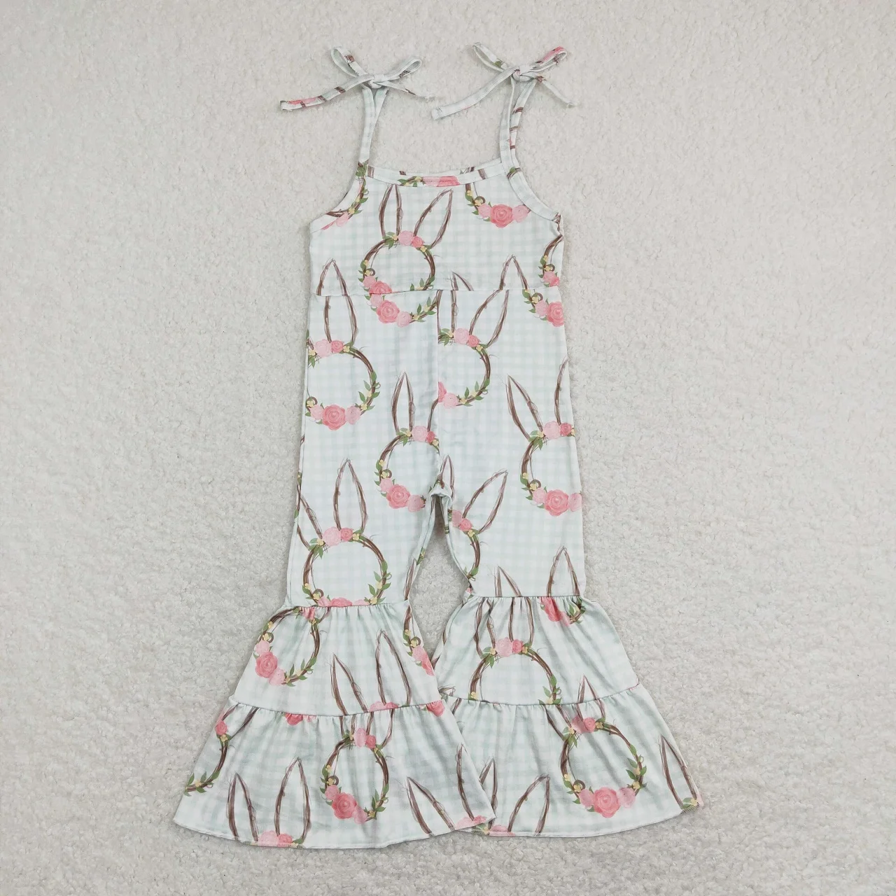 Wholesale Baby Girl Rabbit Jumpsuit Toddler Children Easter Floral Sleeveless One-piece Kids Pants Infant Overalls Plaid Romper
Wholesale Baby Girl Rabbit Jumpsuit Toddler Children Easter Floral Sleeveless One-piece Kids Pants Infant Overalls Plaid Romper