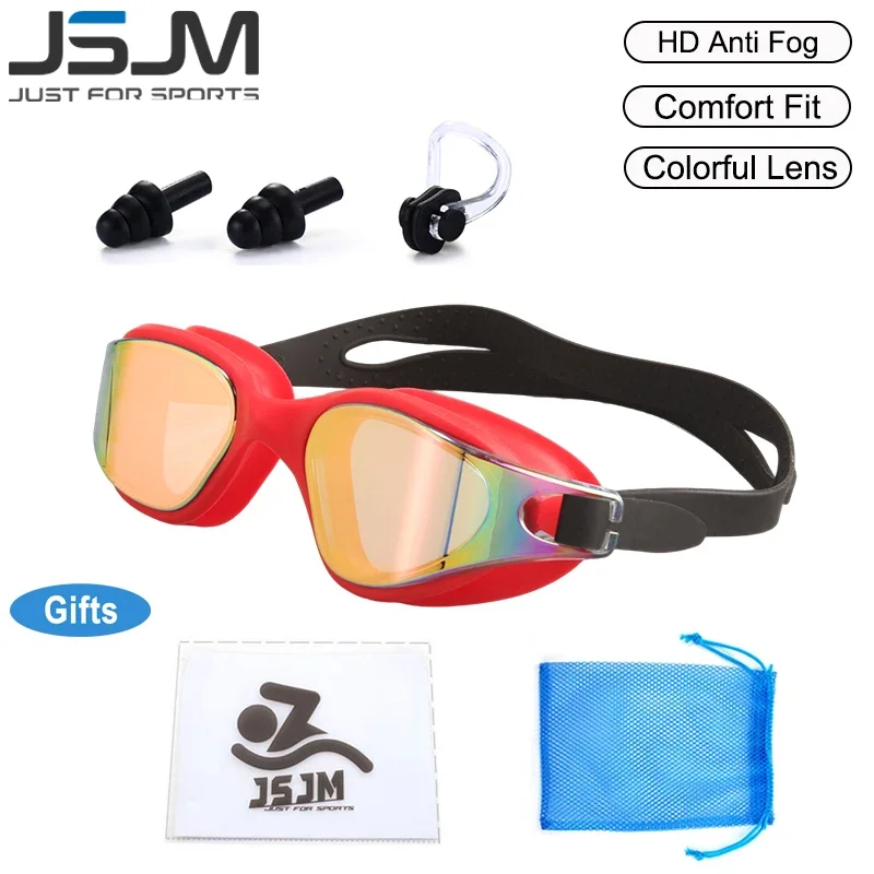 JSJM New Swimming Goggles HD Anti-Fog Professional Swimming Glasses Silicone Anti-UV Adjustable Swimming Goggles Adults Unisex
JSJM New Swimming Goggles HD Anti-Fog Professional Swimming Glasses Silicone Anti-UV Adjustable Swimming Goggles Adults Unisex