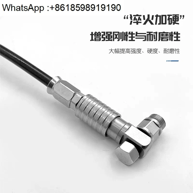 Great Citizen heart machine quick plug high pressure YouTube 90 ° (G1/8) other end M12 * 1.75
Great Citizen heart machine quick plug high pressure YouTube 90 ° (G1/8) other end M12 * 1.75