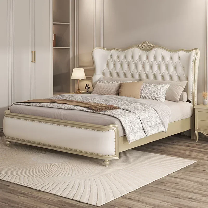 Aesthetic Modern Bed Quilts Vintage Bedroom Luxury Headboard Double Beds King Size Camas Matrimonial Garden Furniture Sets
Aesthetic Modern Bed Quilts Vintage Bedroom Luxury Headboard Double Beds King Size Camas Matrimonial Garden Furniture Sets