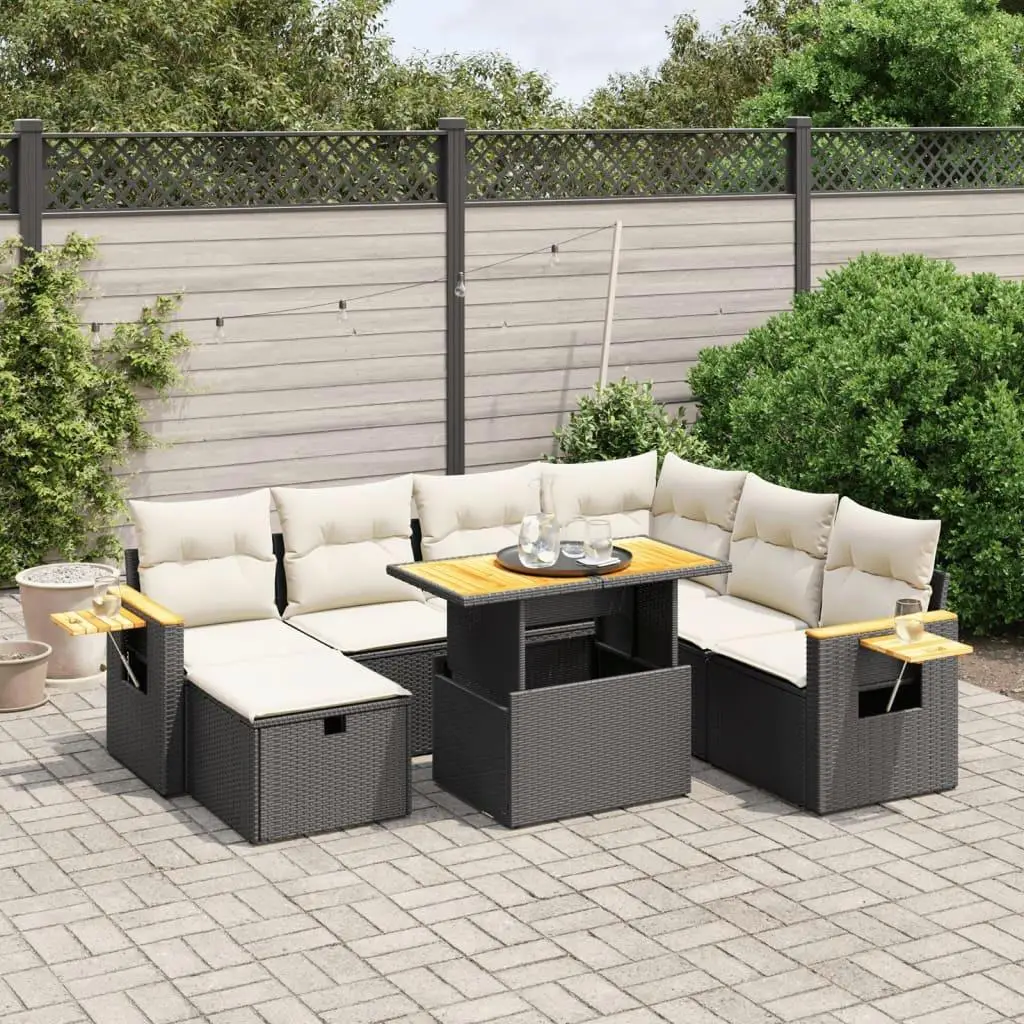 Comfortable Black Garden Sofa Set Outdoor Furniture Modern Design Stylish Seating for Patio Garden Terrace Balconies
Comfortable Black Garden Sofa Set Outdoor Furniture Modern Design Stylish Seating for Patio Garden Terrace Balconies