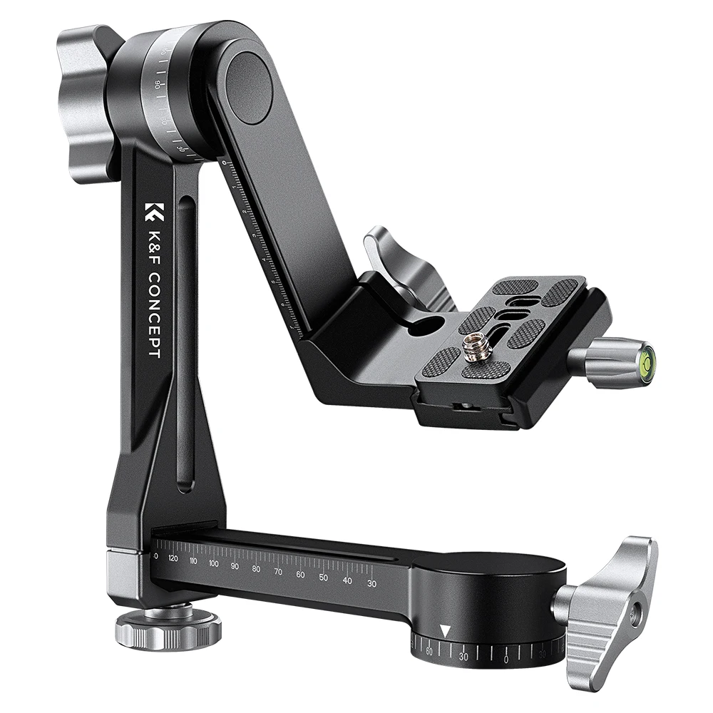 K&F CONCEPT Tripod Gimbal Head CNC Aluminium Alloy Heavy Duty 360° Panoramic Head with Arca 20kg/44lbs Load for DSLR Cameras
K&F CONCEPT Tripod Gimbal Head CNC Aluminium Alloy Heavy Duty 360° Panoramic Head with Arca 20kg/44lbs Load for DSLR Cameras