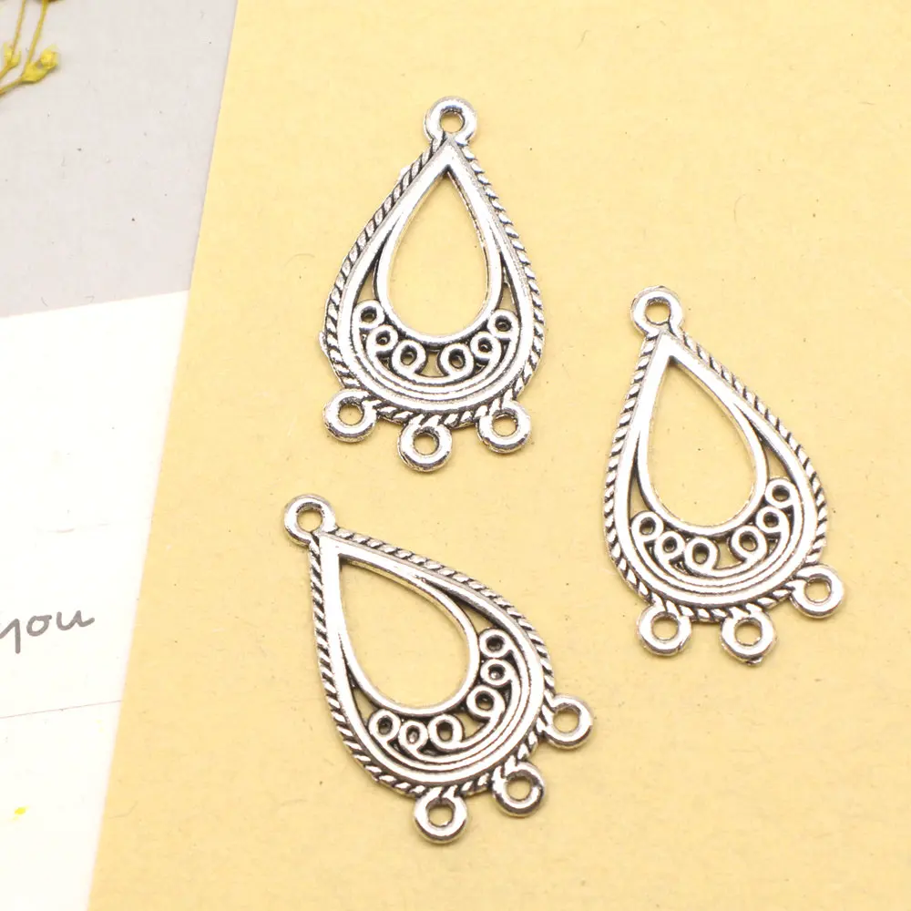 10pcs 15x28mm Water Drops Earring Connector Vintage Pendant Children Diy Diy Jewelry Antique Silver Color
10pcs 15x28mm Water Drops Earring Connector Vintage Pendant Children Diy Diy Jewelry Antique Silver Color