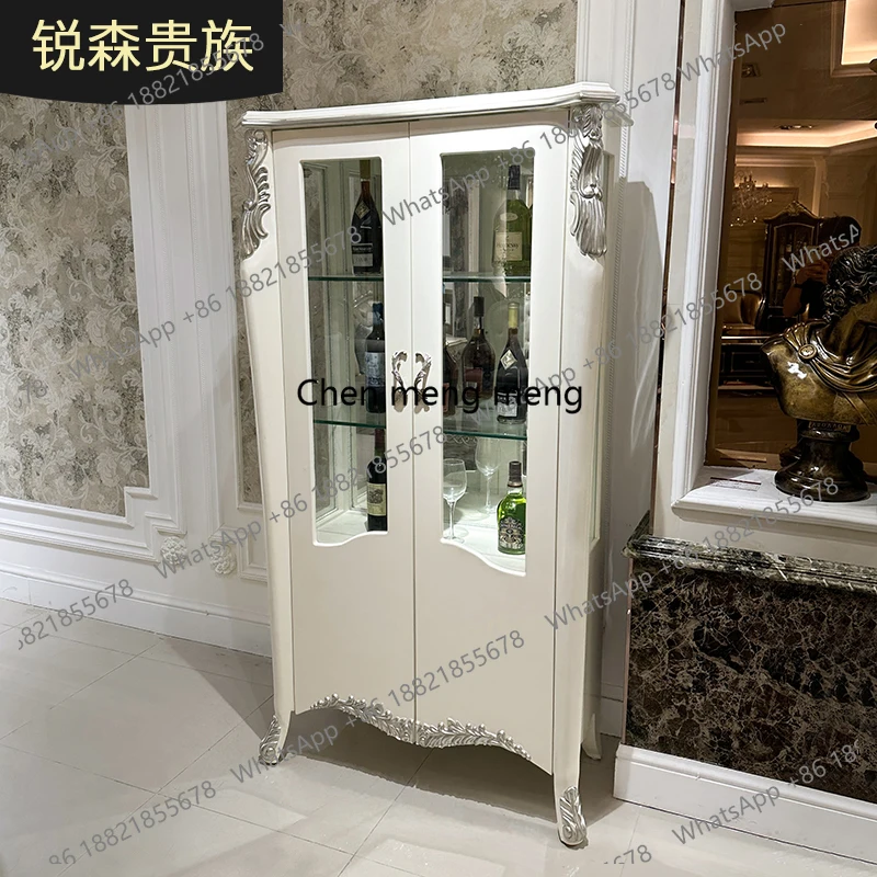 French wine cabinet palace living room solid wood carving flower high partition cabinet double door assembly cabinet
French wine cabinet palace living room solid wood carving flower high partition cabinet double door assembly cabinet