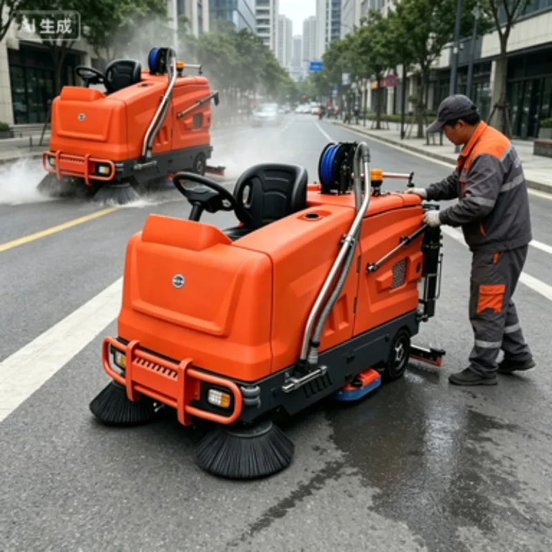 Industrial Cleaning High-Performance Ride-on Floor Sweeper with Street Sweeper Capability for Warehouse Aisles and Loading Docks
Industrial Cleaning High-Performance Ride-on Floor Sweeper with Street Sweeper Capability for Warehouse Aisles and Loading Docks