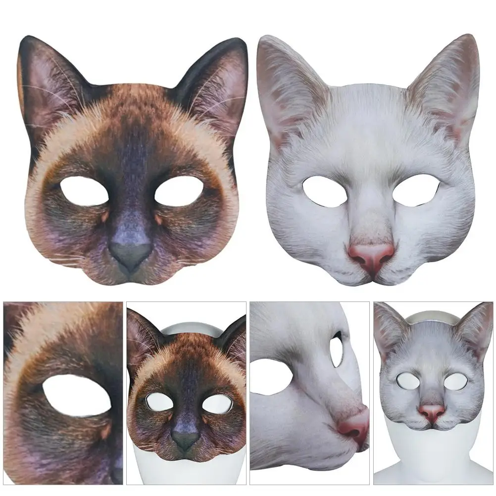 2Pcs Cat Unisex Face Covers Realistic Style Festival Costume Props Unique Costume Face Cover Masks For Party Costumes
2Pcs Cat Unisex Face Covers Realistic Style Festival Costume Props Unique Costume Face Cover Masks For Party Costumes
