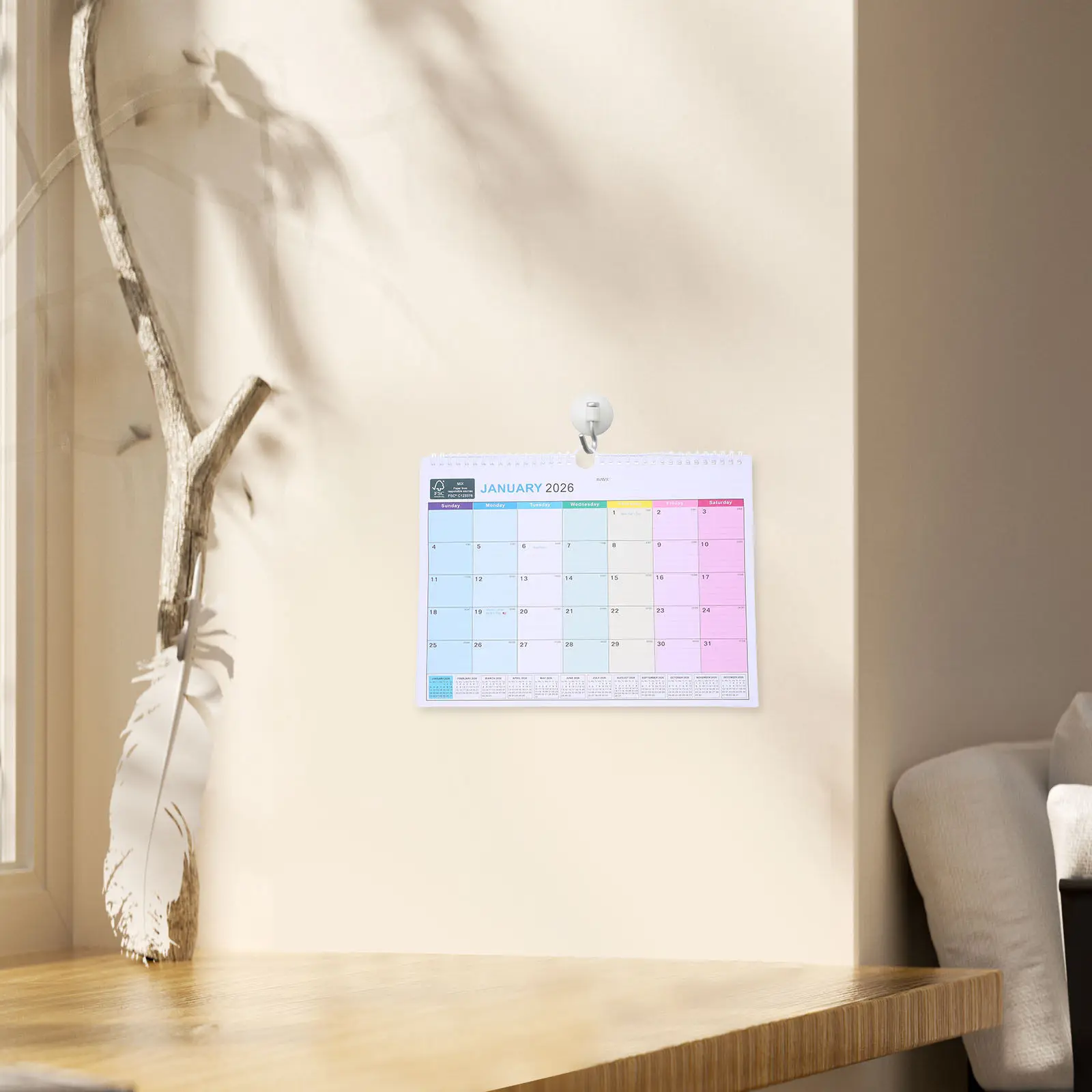 Настенный календарь на 2026-2027 годы (18 месяцев), горизонтальный планировщик для офиса, планирования отпуска и отслеживания праздников, декоративный
Настенный календарь на 2026-2027 годы (18 месяцев), горизонтальный планировщик для офиса, планирования отпуска и отслеживания праздников, декоративный