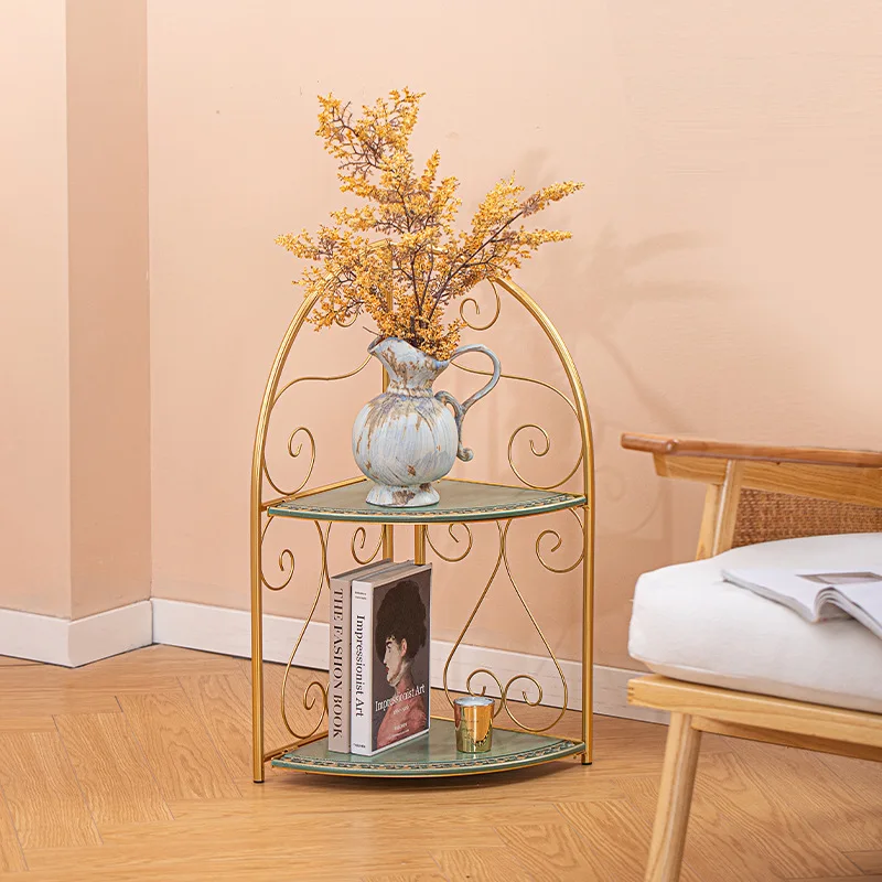 A few living rooms by the sofa small household sofa corner few wrought iron bedside storage small round table
A few living rooms by the sofa small household sofa corner few wrought iron bedside storage small round table
