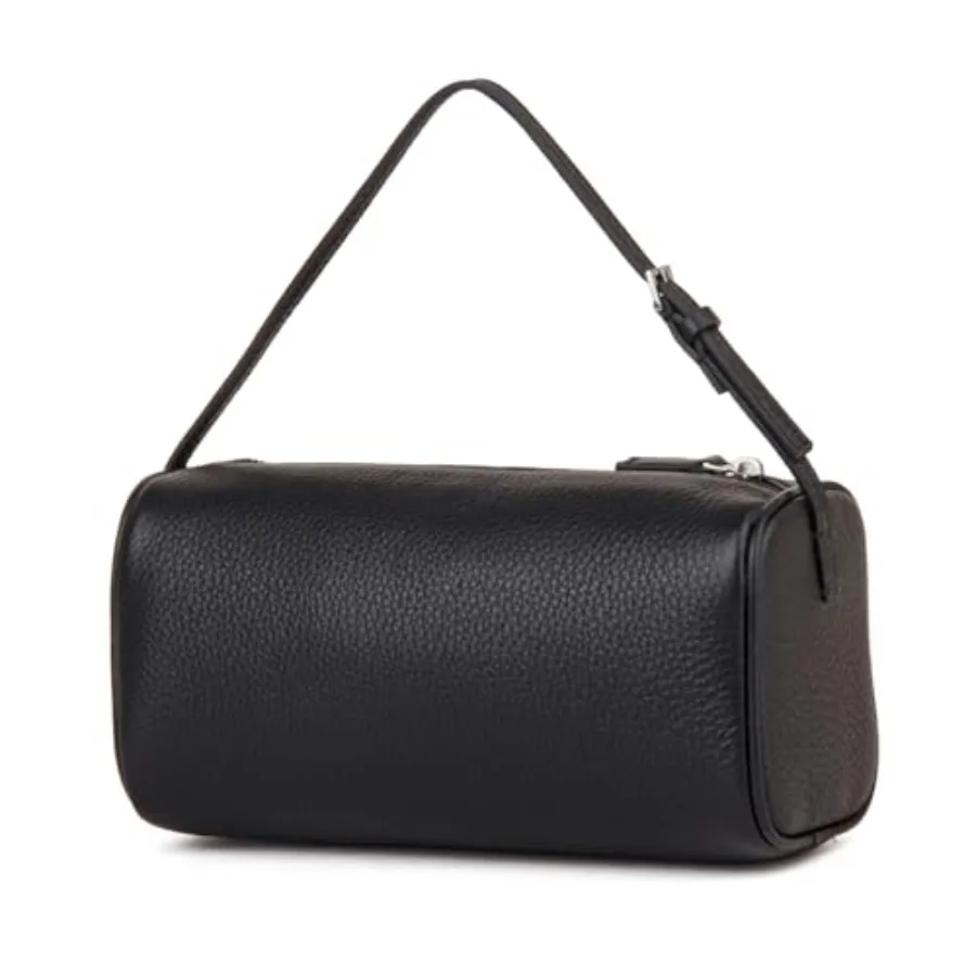 Crossbody purse for daily use, full-grained leather, black, lightweight with adjustable strap
Crossbody purse for daily use, full-grained leather, black, lightweight with adjustable strap