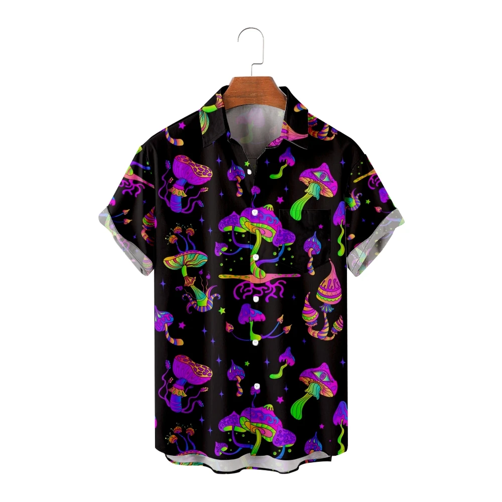Men's Hawaiian T-Shirt For Women Mushroom Pattern 3D Printed Hombre Fashion Shirt Casual Beach Oversized Clothes 4
Men's Hawaiian T-Shirt For Women Mushroom Pattern 3D Printed Hombre Fashion Shirt Casual Beach Oversized Clothes 4