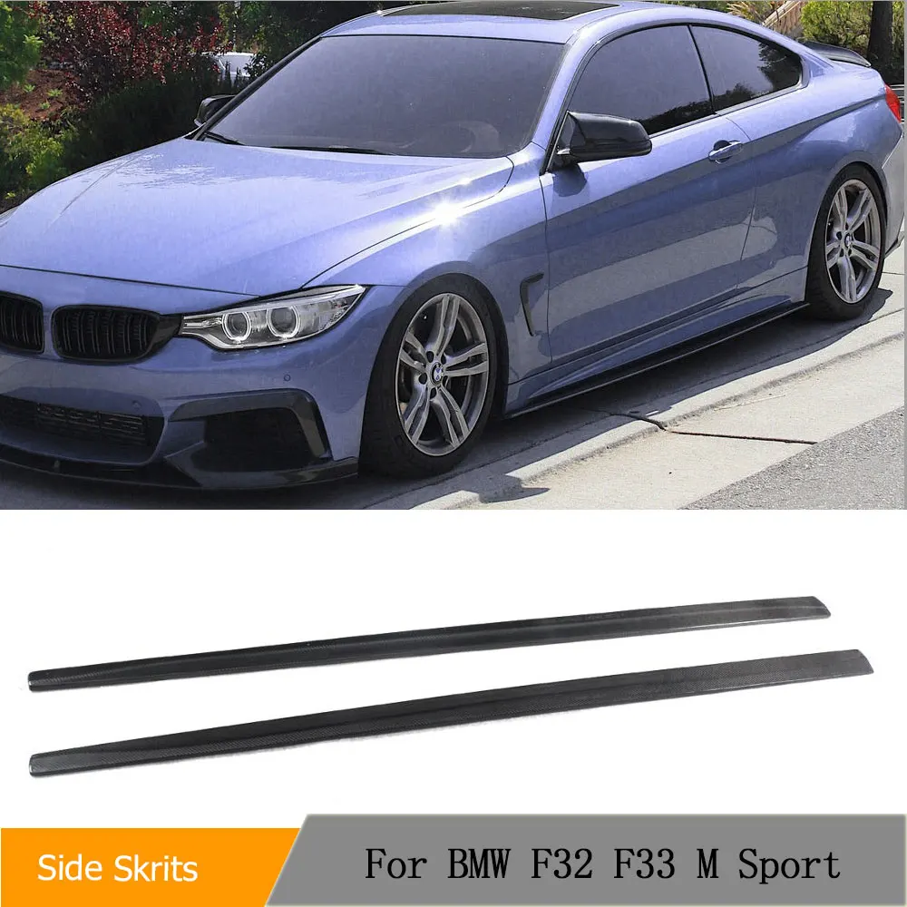 Carbon Fiber / ABS Glossy Black Car Side Skirts Extension Lip Apron for BMW 4Series F32 F33 M Sport Coupe Convertible 2014-2017
Carbon Fiber / ABS Glossy Black Car Side Skirts Extension Lip Apron for BMW 4Series F32 F33 M Sport Coupe Convertible 2014-2017