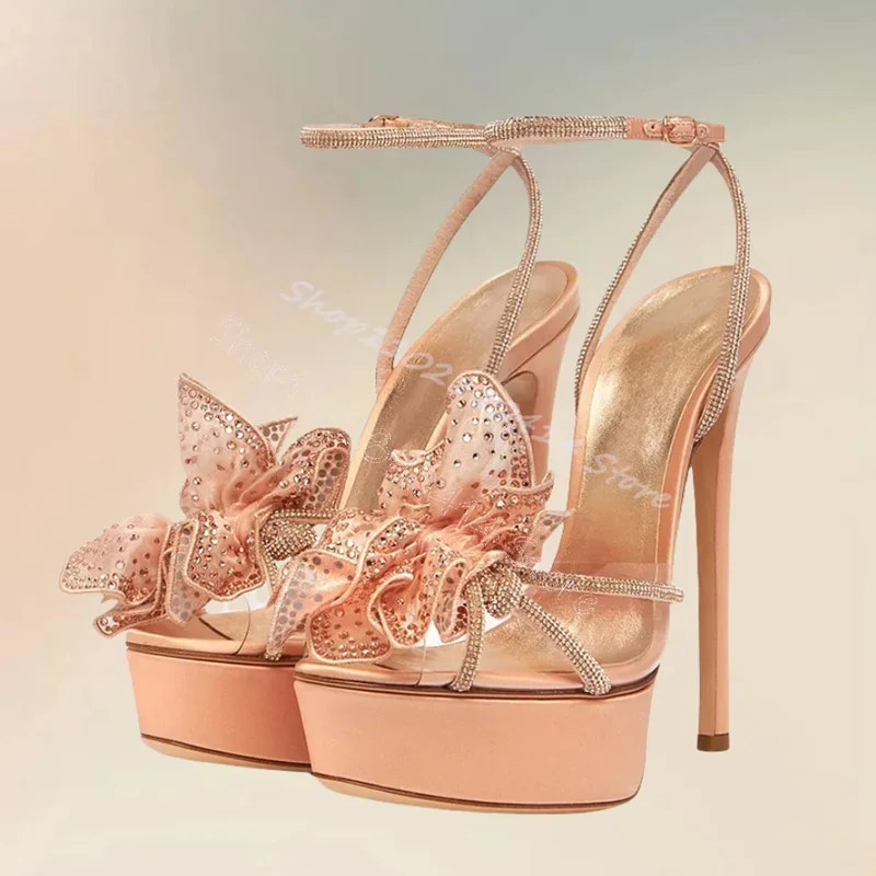 Dusty Pink Appliques Open Toe Platform Sandals Buckle Strap Women Shoes Thin High Heels Party Banquet 2024 Zapatos Para Mujere
Dusty Pink Appliques Open Toe Platform Sandals Buckle Strap Women Shoes Thin High Heels Party Banquet 2024 Zapatos Para Mujere