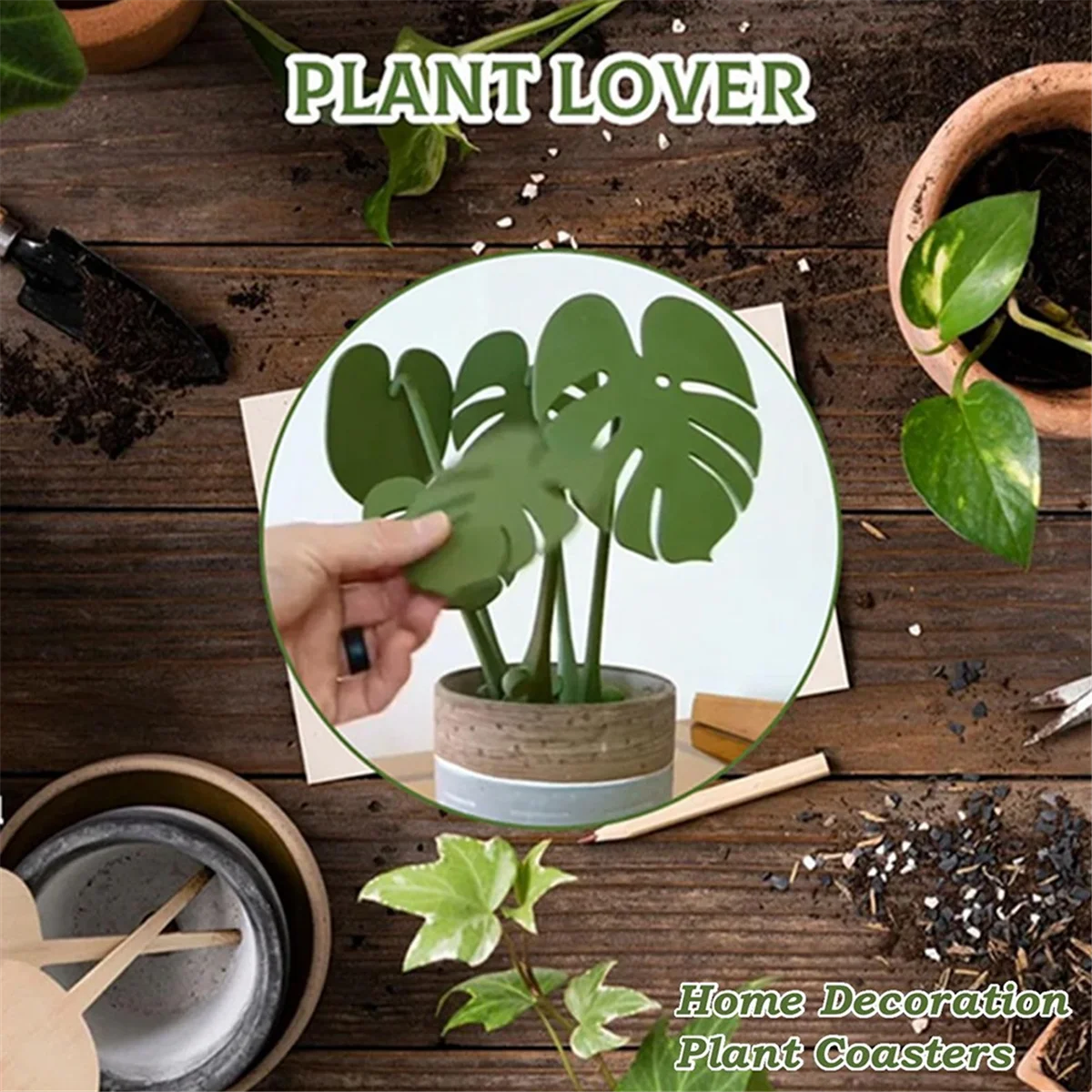 【Лестный шанс!】Нескользящие подставки Monstera, набор подставок Monstera, подставки для растений с тропическими листьями, украшение для дома,
【Лестный шанс!】Нескользящие подставки Monstera, набор подставок Monstera, подставки для растений с тропическими листьями, украшение для дома,