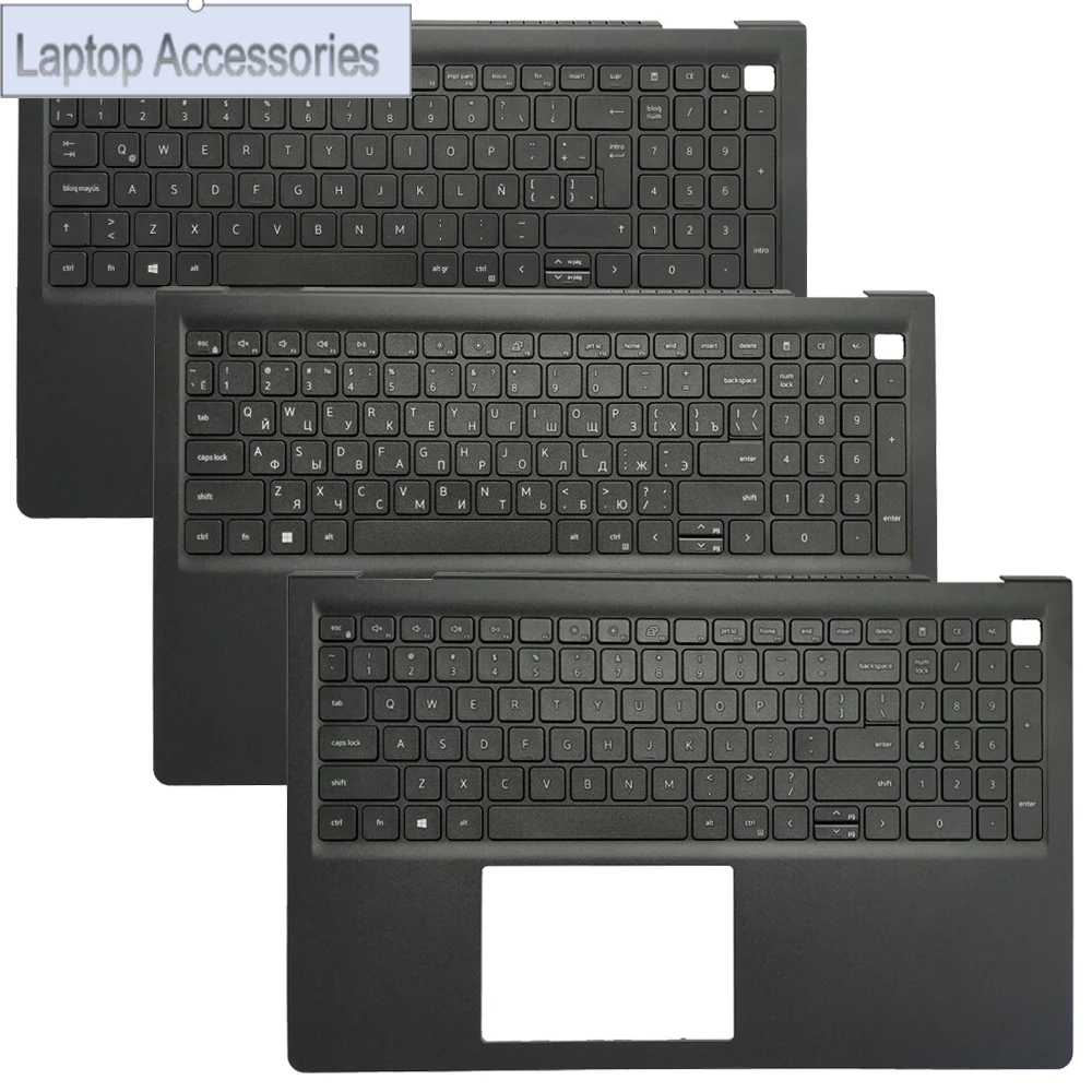 New UK/US/Latin/Russian Keyboard For Dell Inspiron 15 3510 3511 3515 With Palmrest Upper Cover Case 09CJN3 054WVM
New UK/US/Latin/Russian Keyboard For Dell Inspiron 15 3510 3511 3515 With Palmrest Upper Cover Case 09CJN3 054WVM