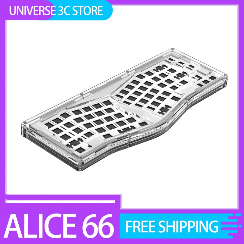 Fancytech Alice66 Mechanical Keyboard Wireless Ergonomics Customized Rgb Gasket Supports Qmk/Via Accessories For Gamer Gifts
Fancytech Alice66 Mechanical Keyboard Wireless Ergonomics Customized Rgb Gasket Supports Qmk/Via Accessories For Gamer Gifts