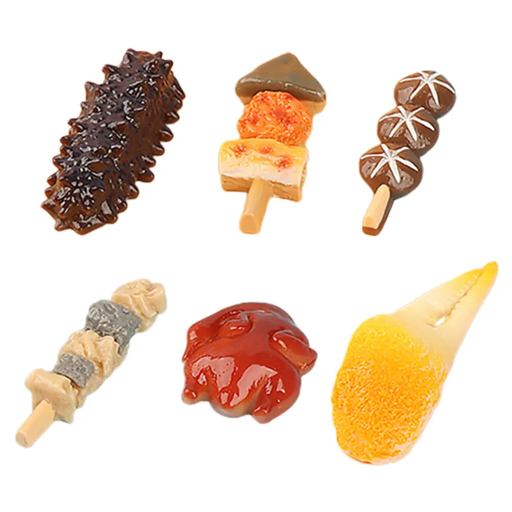 6 Pcs Simulated Food Miniature Toys Foods Snack Realistic for Display Epoxy Tiny Resin Simulation Model Items
6 Pcs Simulated Food Miniature Toys Foods Snack Realistic for Display Epoxy Tiny Resin Simulation Model Items
