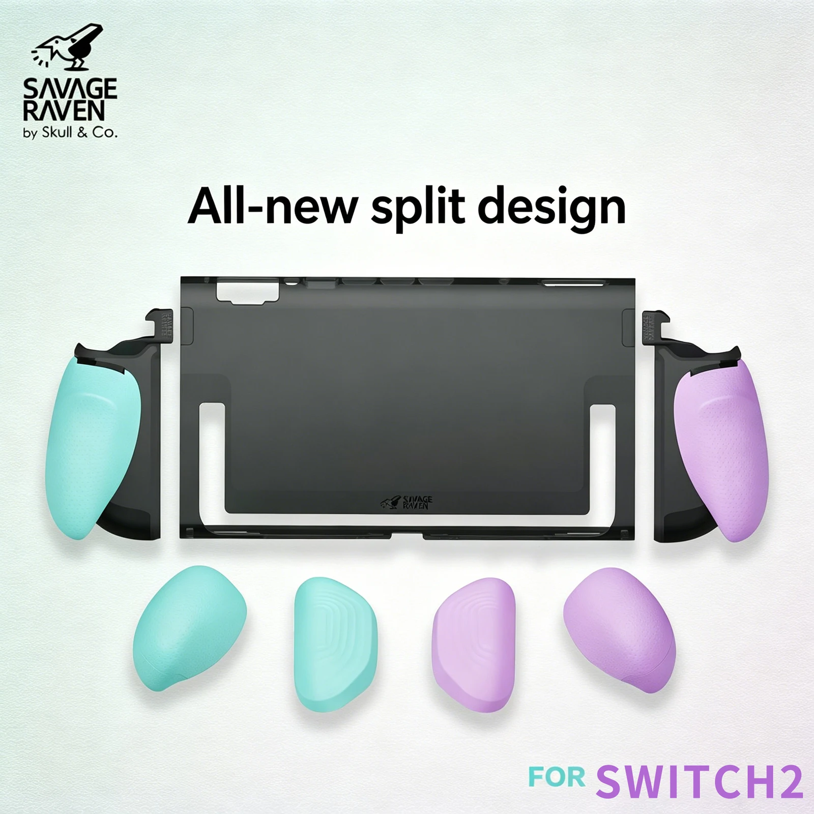 Skullco Switch2 handheld console protective case. The outer shell is in a split design. The grip protection cover is for the NS2
Skullco Switch2 handheld console protective case. The outer shell is in a split design. The grip protection cover is for the NS2