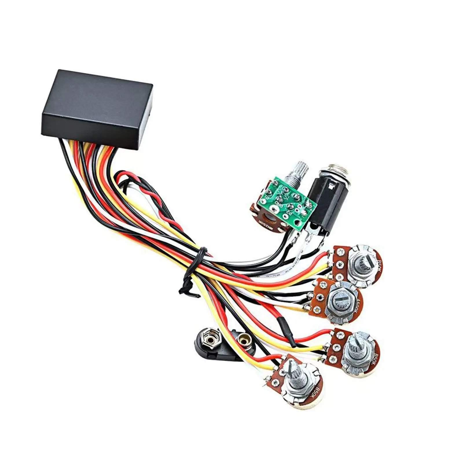 Bass Pickup Circuit Active EQ Preamp Kit Replacement Part for Electric Bass Guitar Musical Instrument Upgrade
Bass Pickup Circuit Active EQ Preamp Kit Replacement Part for Electric Bass Guitar Musical Instrument Upgrade