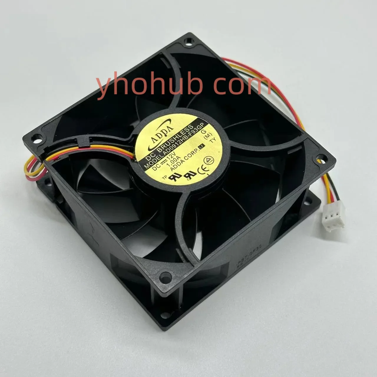 ADDA AD0912HB-F93GP DC 12V 1.00A 90x90x38mm 3-проводной охлаждающий вентилятор для сервера
ADDA AD0912HB-F93GP DC 12V 1.00A 90x90x38mm 3-проводной охлаждающий вентилятор для сервера
