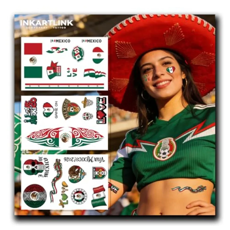 3 Sheets Flag Temporary Tattoos for National Celebrations and Sports Events Country Flag Face Tattoos for World Cup Independenc
3 Sheets Flag Temporary Tattoos for National Celebrations and Sports Events Country Flag Face Tattoos for World Cup Independenc
