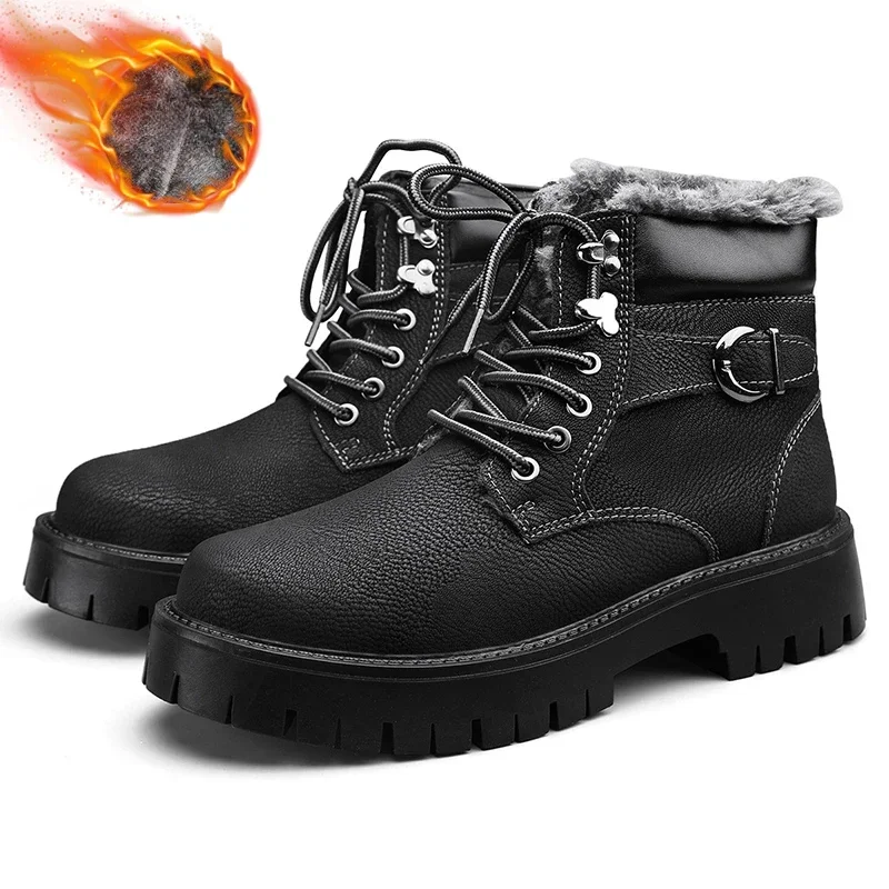 Men's boots, classic trend, motorcycle boots, split leather, comfortable platform boots, English casual shoes
Men's boots, classic trend, motorcycle boots, split leather, comfortable platform boots, English casual shoes
