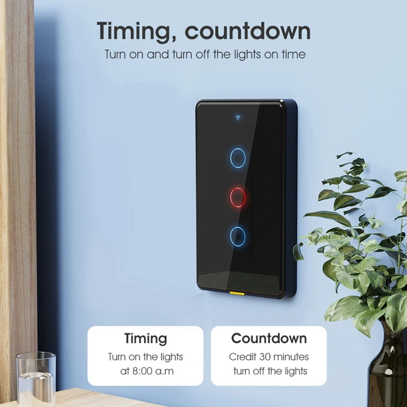 Tuya Zigbee Smart Switch Home Magnetic Relay Wall Touch Switch Remote Control Voice Timer Wifi Switch Black
Tuya Zigbee Smart Switch Home Magnetic Relay Wall Touch Switch Remote Control Voice Timer Wifi Switch Black