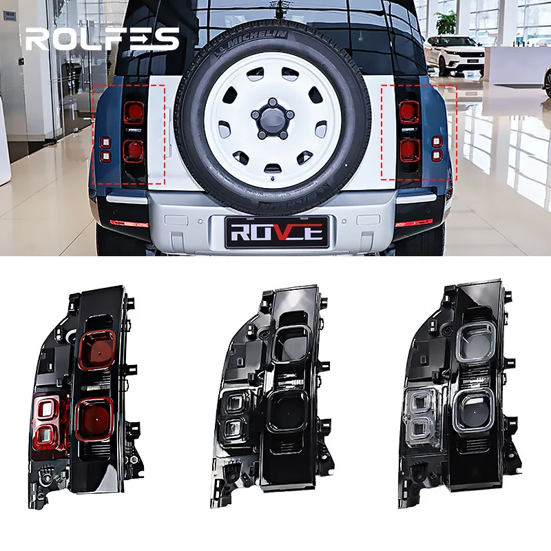 For The original X version of the 20-25 Land Rover Defender 90/110/130 with blacked-out rear taillight assemblies
For The original X version of the 20-25 Land Rover Defender 90/110/130 with blacked-out rear taillight assemblies