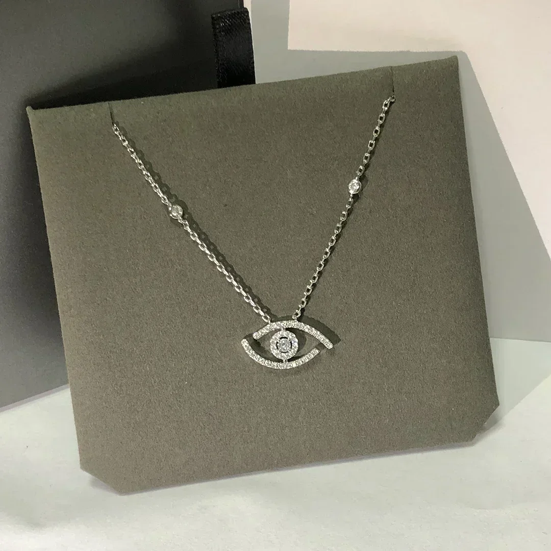 MXK 2025 New Hot 925 Sterling Silver Plated 18K Gold Lucky Eye Women's Diamond Necklace. Luxury Jewelry. Brand Logo
MXK 2025 New Hot 925 Sterling Silver Plated 18K Gold Lucky Eye Women's Diamond Necklace. Luxury Jewelry. Brand Logo