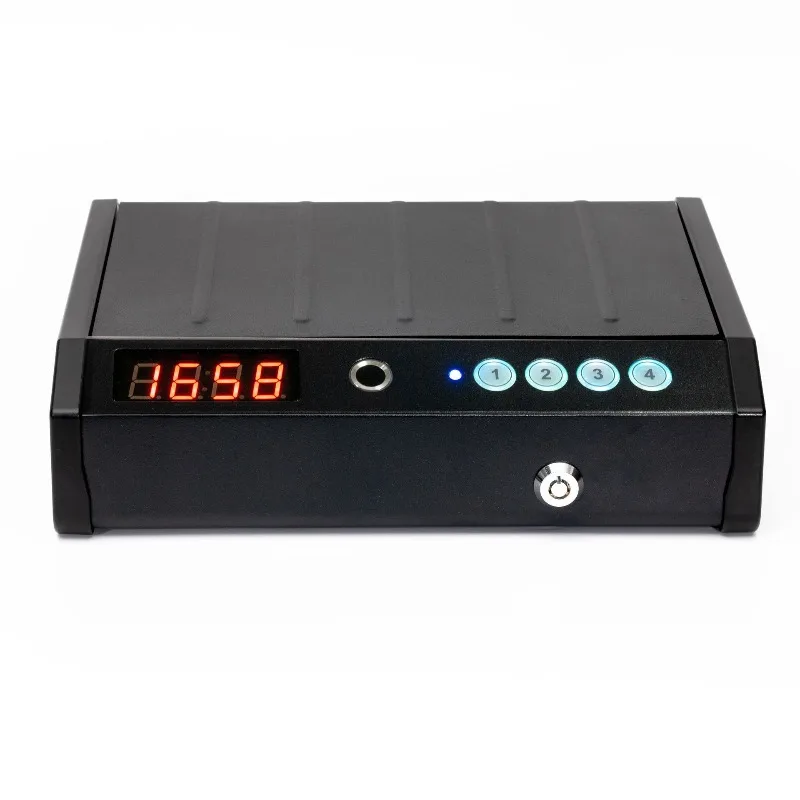 Fingerprint Gun Safe Portable Steel Security Box for Pistol Jewelry Cash Smart Lock