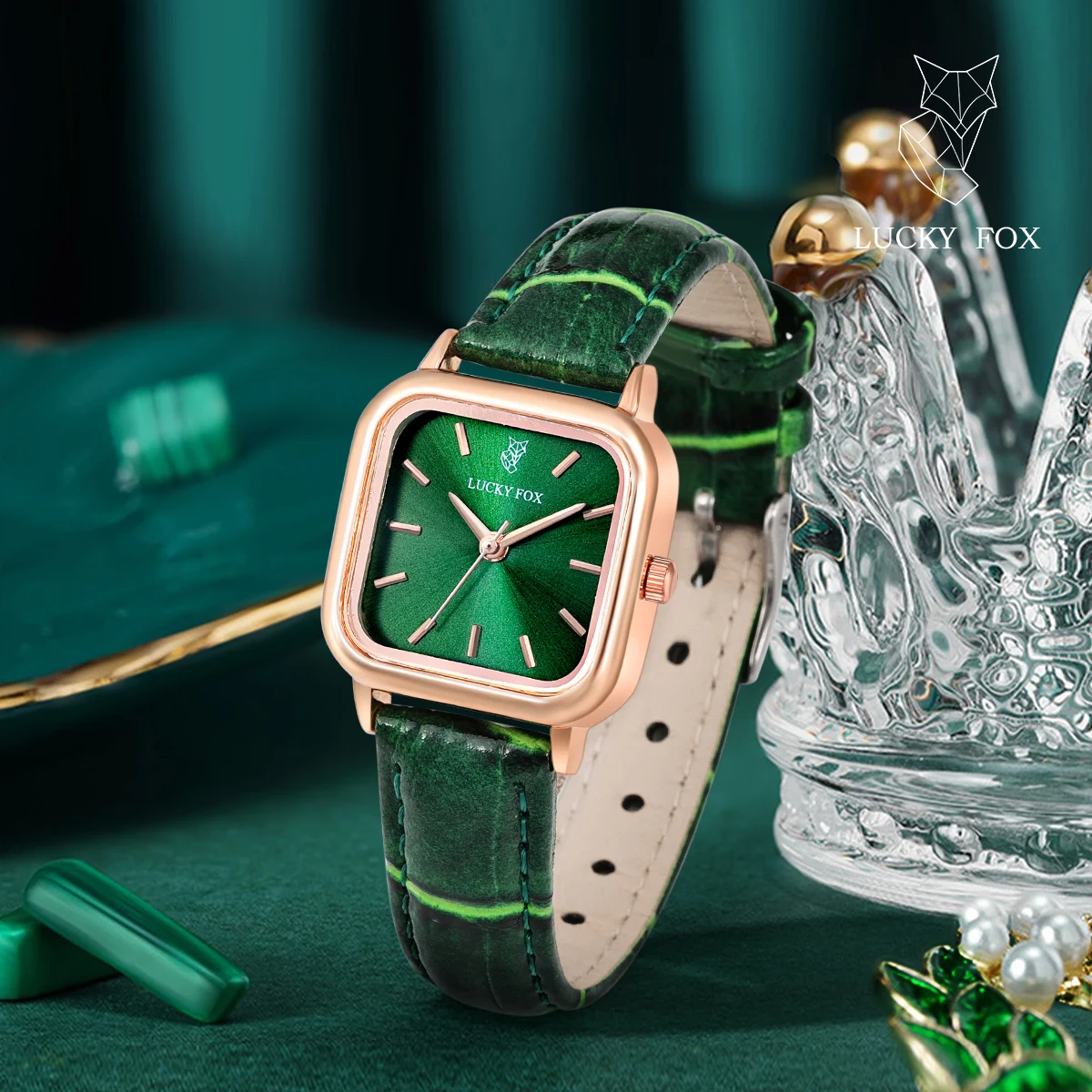 Простые женские часы с небольшим квадратным кварцевым механизмом; модные и стильные маленькие зеленые часы; Подарок на Хэллоуин и Рождество.
Простые женские часы с небольшим квадратным кварцевым механизмом; модные и стильные маленькие зеленые часы; Подарок на Хэллоуин и Рождество.