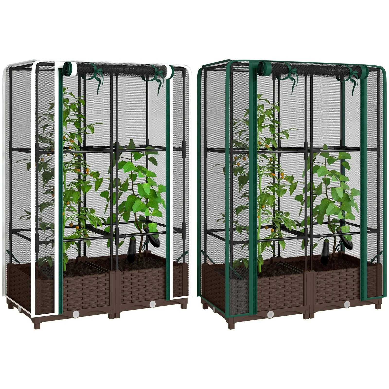 Приподнятая грядка с решеткой, опора для томатов с подставкой для растений
Приподнятая грядка с решеткой, опора для томатов с подставкой для растений