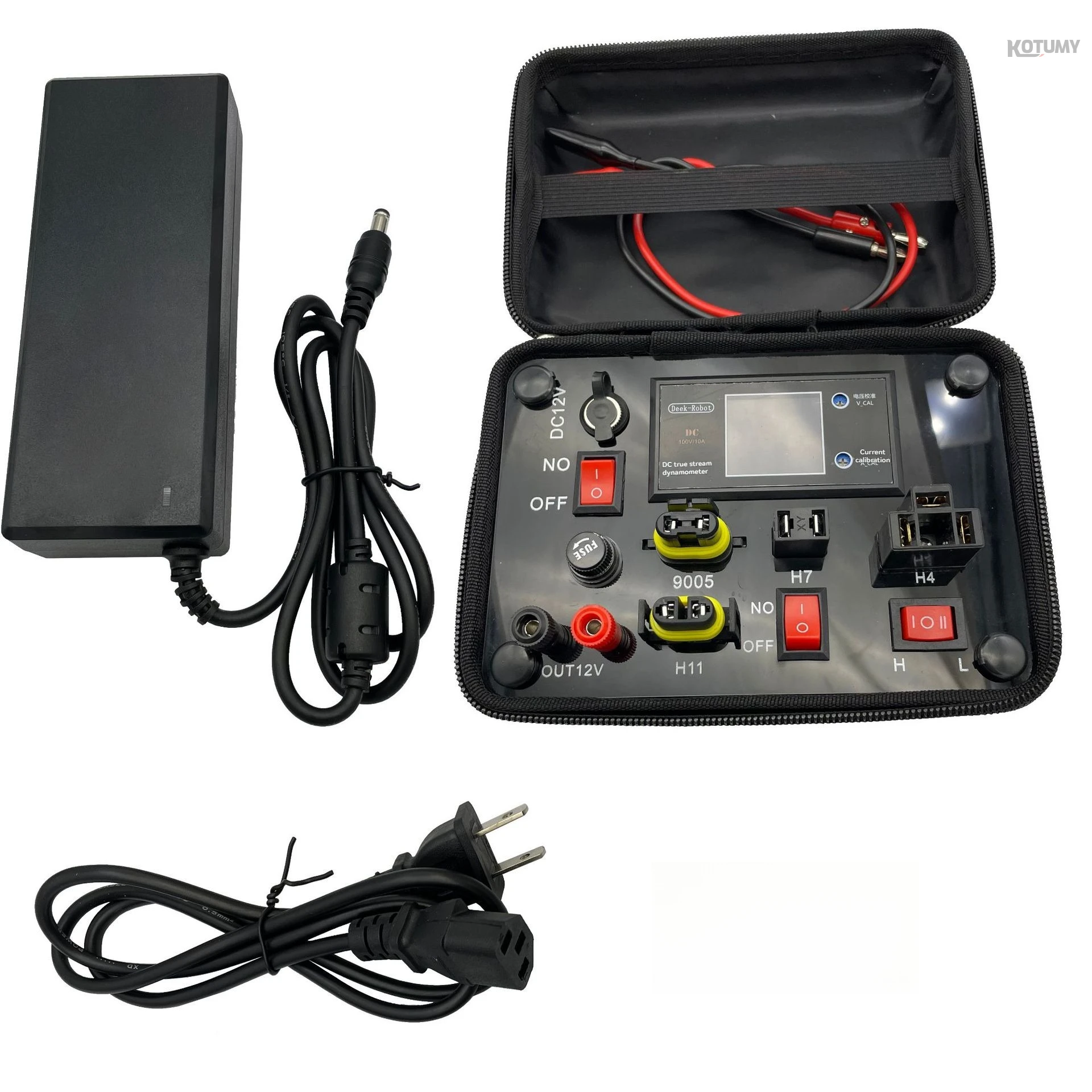 Mini test bench for car lights, universal worldwide standard voltage output 12V, 120W high power
Mini test bench for car lights, universal worldwide standard voltage output 12V, 120W high power