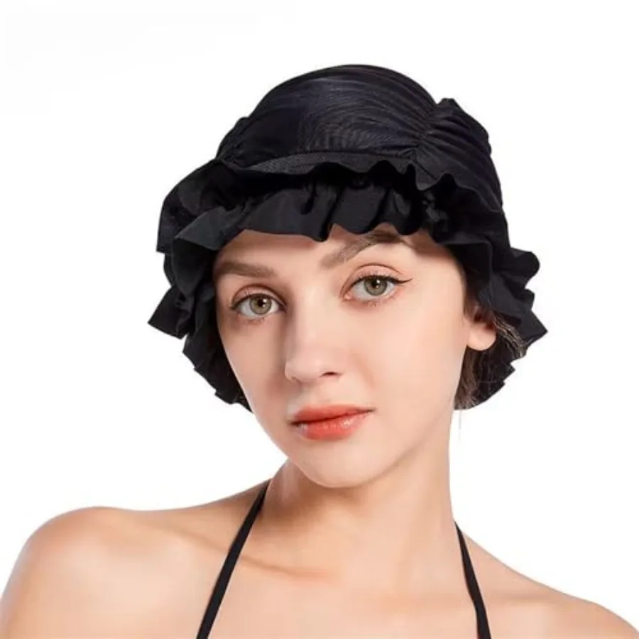 Swim Cap Women Adult with Ruffled Edges -Nylon Cloth Swimming Cap Extra Swimming Cap Elastic Comfort Bathing Hats Keep Hairstyl
Swim Cap Women Adult with Ruffled Edges -Nylon Cloth Swimming Cap Extra Swimming Cap Elastic Comfort Bathing Hats Keep Hairstyl