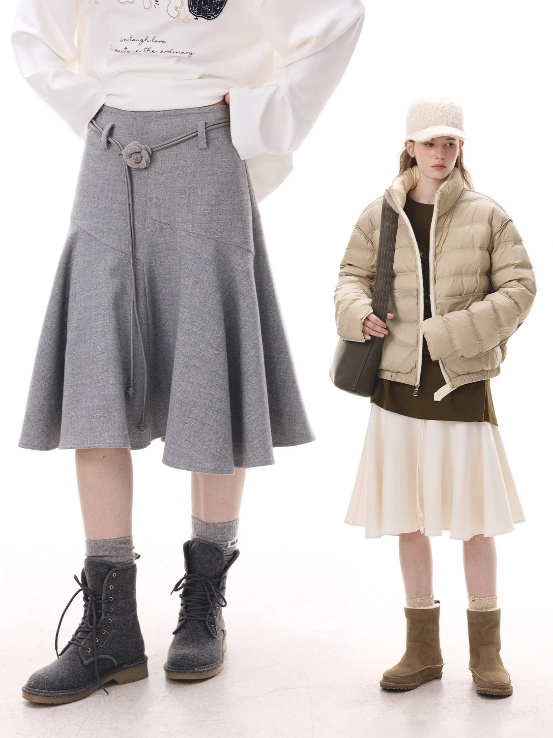 A-Line Skirt Women's mid Waist Corded Flower Design Hip Concealing Slimming Polyester Blend Casual Sle f-length Skirts
A-Line Skirt Women's mid Waist Corded Flower Design Hip Concealing Slimming Polyester Blend Casual Sle f-length Skirts