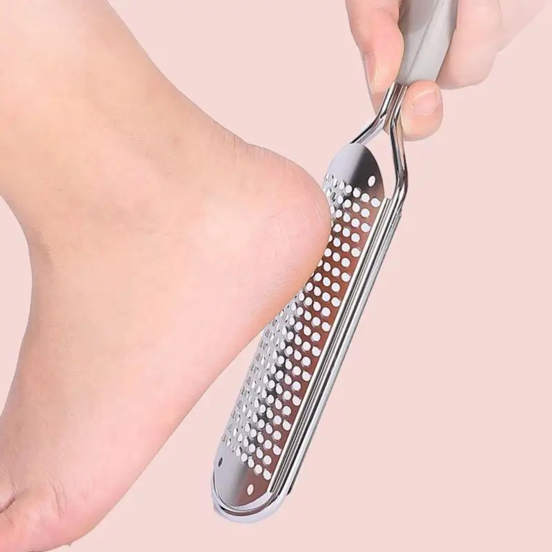1pc Stainless Steel Foot File Foot Scrubber Manual Pedicure Tool Feet Grinding Device Remove Callus Dead Skin Safe Effective Rub
1pc Stainless Steel Foot File Foot Scrubber Manual Pedicure Tool Feet Grinding Device Remove Callus Dead Skin Safe Effective Rub