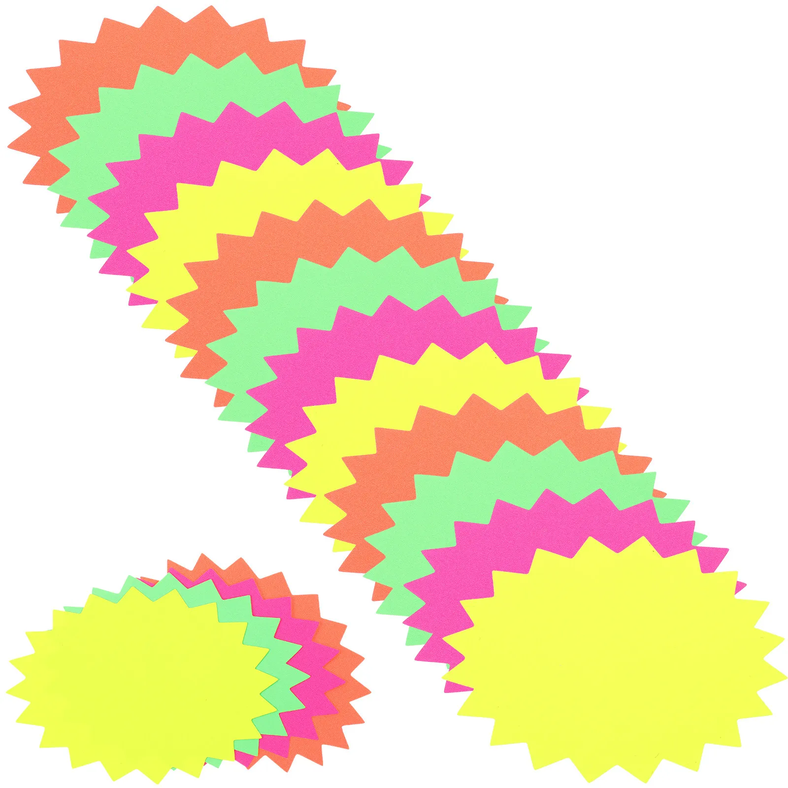 80Pcs Burst Shape Paper Cutouts Colored Paper Decorations for Party School Home Bulletin Board Decors Burst Cutouts
80Pcs Burst Shape Paper Cutouts Colored Paper Decorations for Party School Home Bulletin Board Decors Burst Cutouts