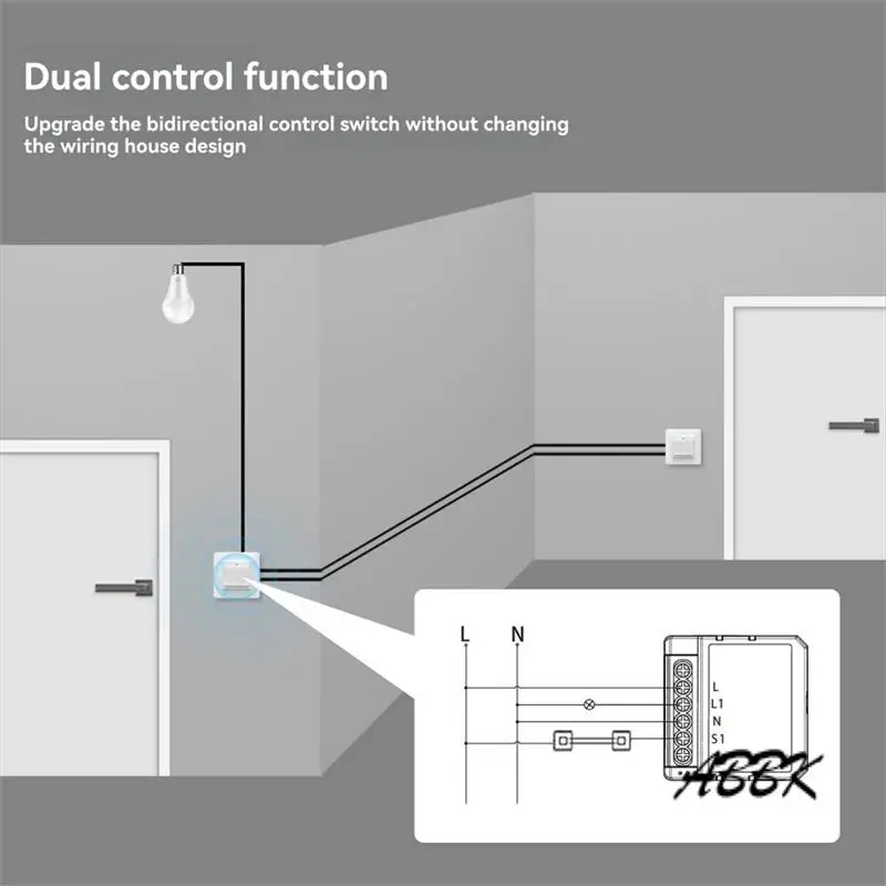 ABBK-Tuya Zigbee Zero Fire Модуль умного переключателя Двустороннее управление Поддержка голосового управления DIY Домашняя автоматизация
ABBK-Tuya Zigbee Zero Fire Модуль умного переключателя Двустороннее управление Поддержка голосового управления DIY Домашняя автоматизация