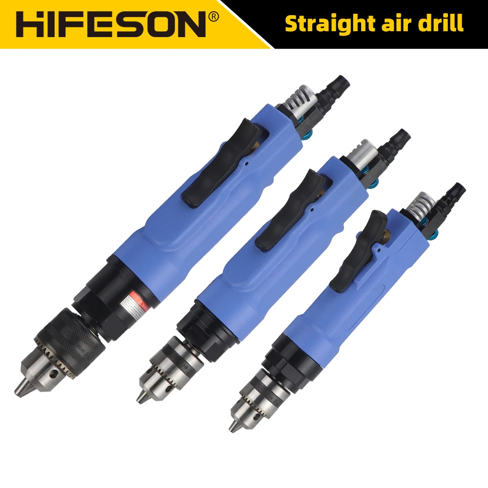 HIFESON Pneumatic Straight Drill High Speed Air Drilling Tools 1/2 Chuck Head 3/8 Professional Screwdriver Tool For Metal Wood
HIFESON Pneumatic Straight Drill High Speed Air Drilling Tools 1/2 Chuck Head 3/8 Professional Screwdriver Tool For Metal Wood