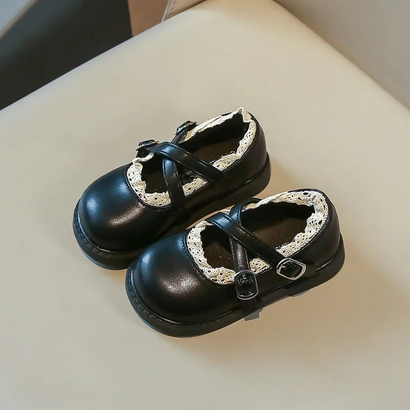 Children Leather Shoes for Girls 2025 Spring Autumn New Fashion Korean Style Soft Sole Non-slip Princess Lace Mary Jane Shoes
Children Leather Shoes for Girls 2025 Spring Autumn New Fashion Korean Style Soft Sole Non-slip Princess Lace Mary Jane Shoes