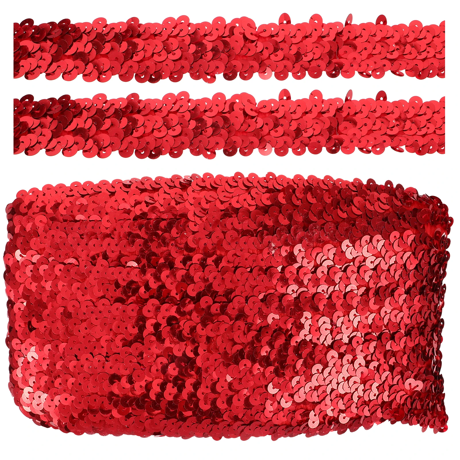 Sequin Elastic Belt 3cm Red Stretch Trim Decorative Ribbon Craft Sewing Polyester Material DIY Clothes Lace Edge
Sequin Elastic Belt 3cm Red Stretch Trim Decorative Ribbon Craft Sewing Polyester Material DIY Clothes Lace Edge