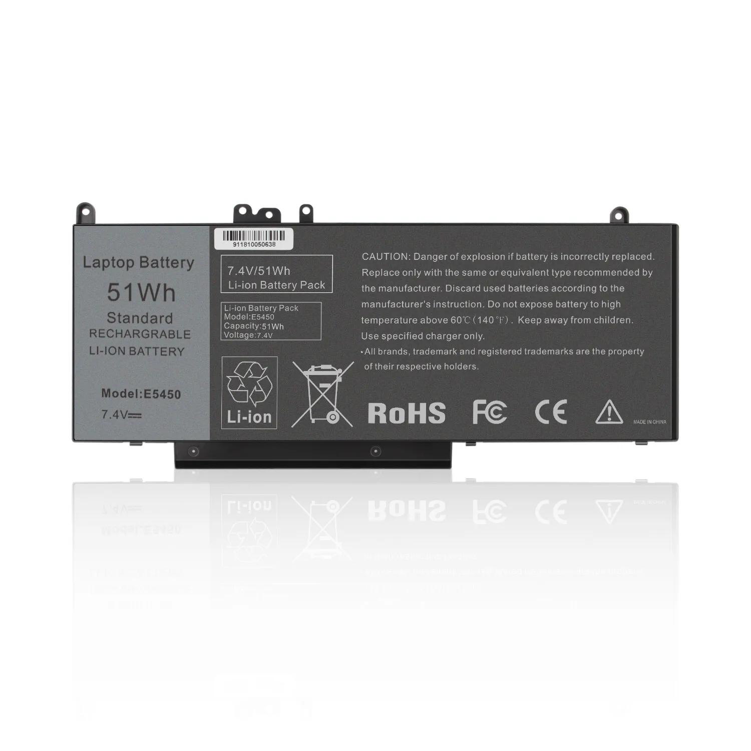 New OEM 51Wh G5M10 For Notebook Battery 7.4V 51Wh for DELL Latitude 14 E5450 15 E5550 15.6" battey replacement
New OEM 51Wh G5M10 For Notebook Battery 7.4V 51Wh for DELL Latitude 14 E5450 15 E5550 15.6" battey replacement
