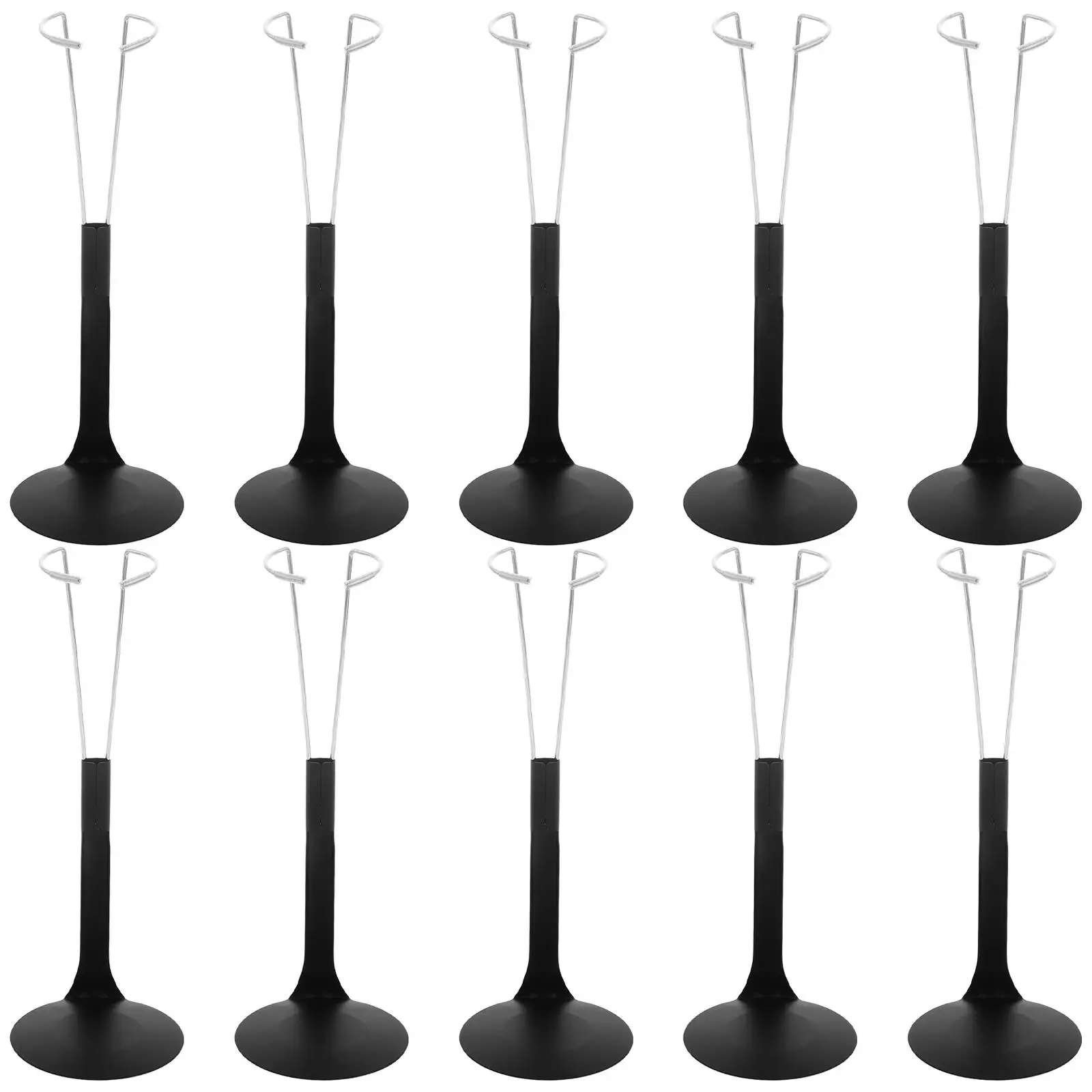 10pcs Stand Figures Black Metal Bracket Sturdy Adjustable Display Collectibles Figure Base
10pcs Stand Figures Black Metal Bracket Sturdy Adjustable Display Collectibles Figure Base