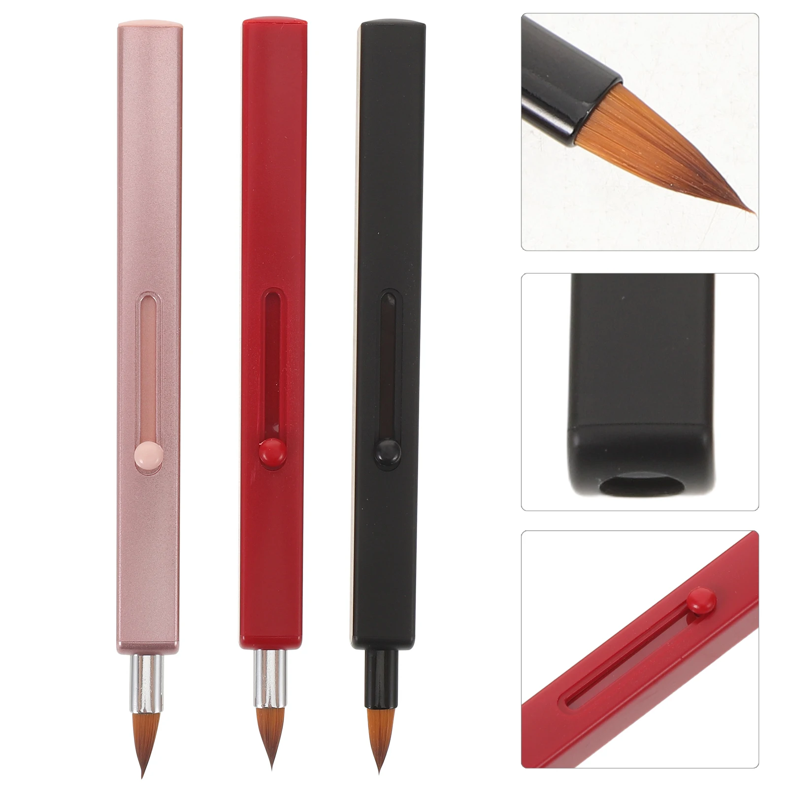 3 Pcs Makeup Lip Brush Applicator Gloss Applicators Lipstick Retractable with Cap Set Dual Ended Compact Miss
3 Pcs Makeup Lip Brush Applicator Gloss Applicators Lipstick Retractable with Cap Set Dual Ended Compact Miss