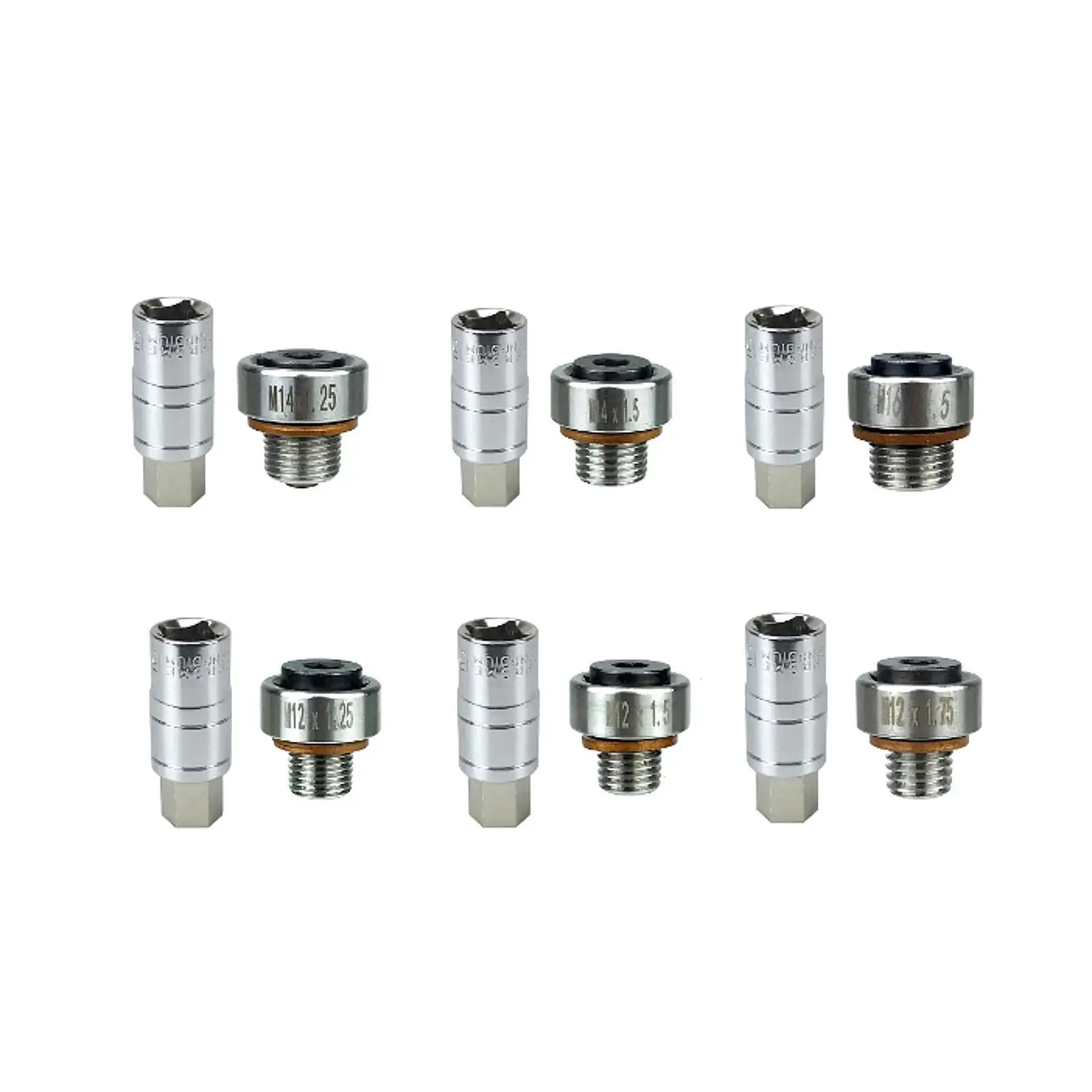 Винт масляного поддона Саморезной комплект для ремонта резьбы масляного поддона Портативный простой в установке комплект для ремонта масляного поддона двигателя Пробка сливного поддона масла
Винт масляного поддона Саморезной комплект для ремонта резьбы масляного поддона Портативный простой в установке комплект для ремонта масляного поддона двигателя Пробка сливного поддона масла