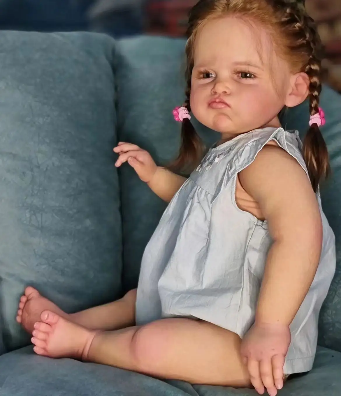 FBBD Customized Limited Supply 28inch Reborn Baby Doll Grace With Hand-Rooted Blond Hair Already Finished Doll Different Dress
FBBD Customized Limited Supply 28inch Reborn Baby Doll Grace With Hand-Rooted Blond Hair Already Finished Doll Different Dress